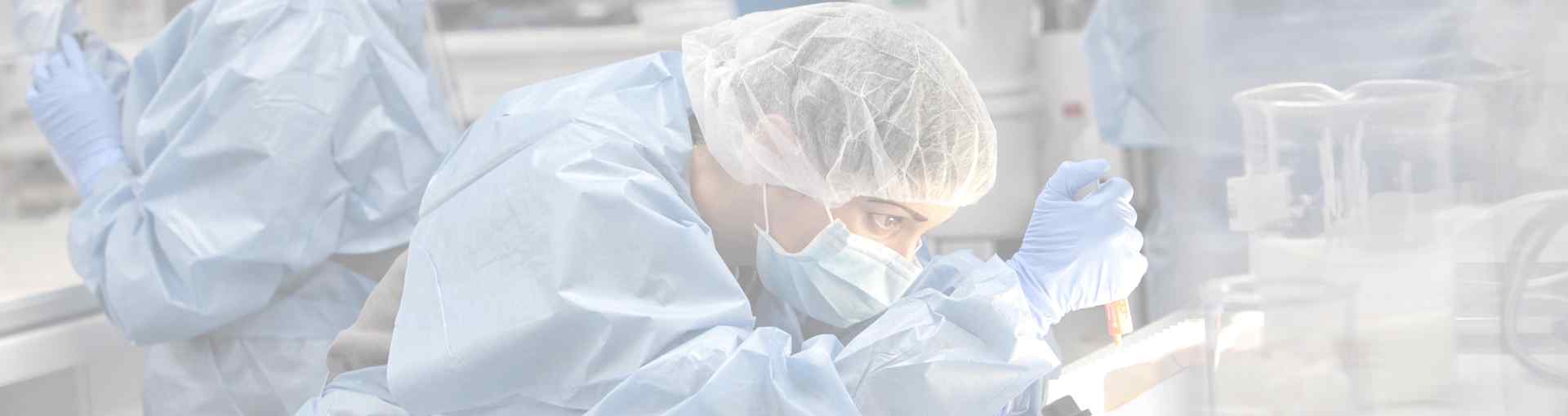 a compounding expert pharmacist working in lab compounding medicine at Harbor Compounding Pharmacy